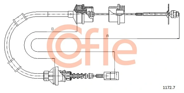 Cable de accionamiento del embrague Fiat Ducato II (1994-2002)