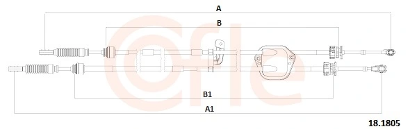 Cable de caja de cambios Toyota Yaris  (P10)