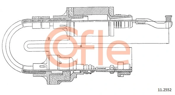 Cable embrague para Opel Calibra  (85)
