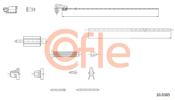 Cable Bowden Renault 21 