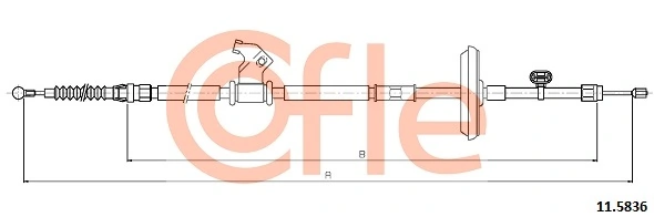 Cable de freno de mano trasero derecho HELLA AS7051 precio, desde 31,42 EUR
