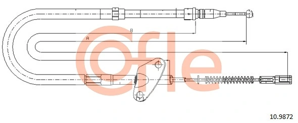 Comprar Cable de freno de mano trasero izquierdo Mercedes Bus 207-310  602