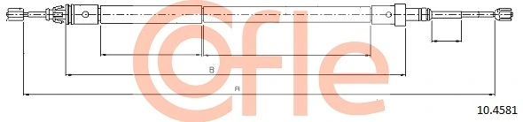 Cable de freno de mano trasero izquierdo Peugeot/Citroen E074062 precio, desde 20,43 USD