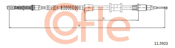 Comprar 903674 SPJ Cable de freno de mano trasero derecho