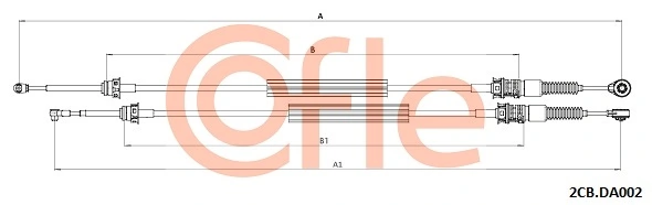  Cables de caja de cambios Renault DOKKER 