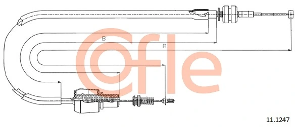Cable Bowden Opel Astra  (F69)