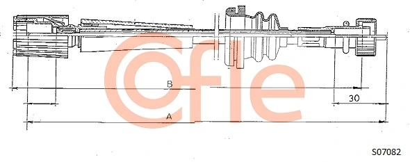 Cable Para Velocimetro Fiat Tipo 160