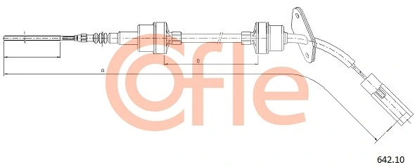 Cable de accionamiento del embrague Fiat Doblo I (2001-2010)