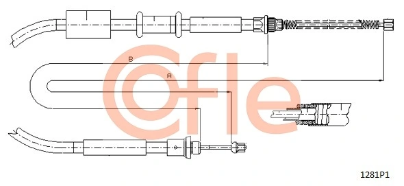 Comprar Cable de freno de mano trasero derecho Fiat Punto I 176