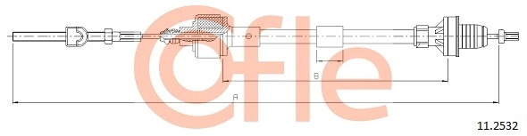 Cable de embrague 90522447 General Motors