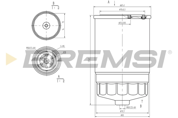 Filtro de combustible para Fiat Ducato 230