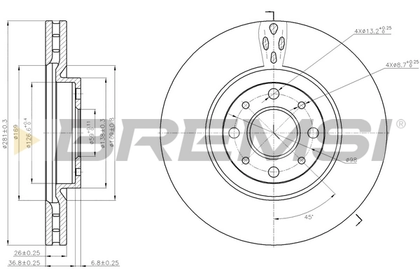 CD7122V Bremsi
