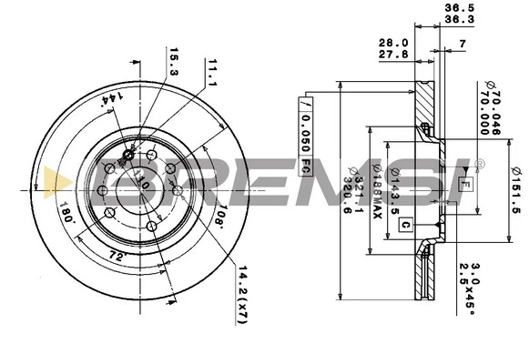 CD6104S Bremsi
