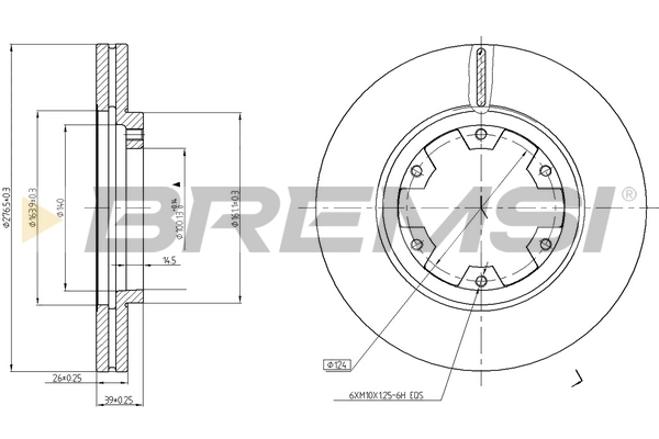 CD6464V Bremsi