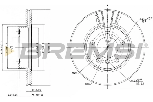 CD6258V Bremsi