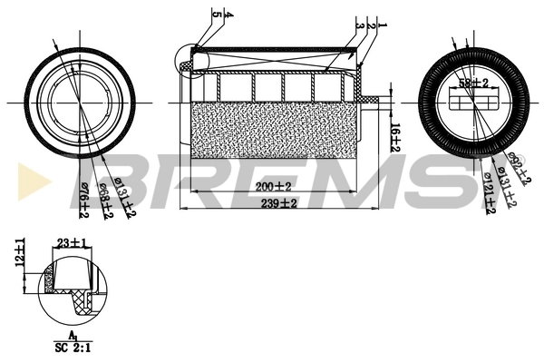 FA0543 Bremsi