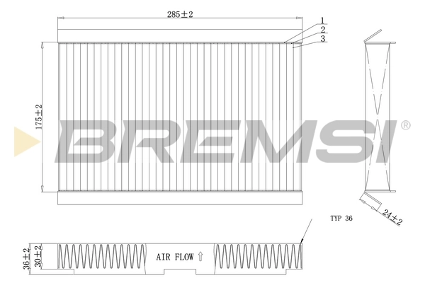 Filtro de habitáculo para Citroen C4 B7