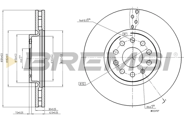 CD8016V Bremsi