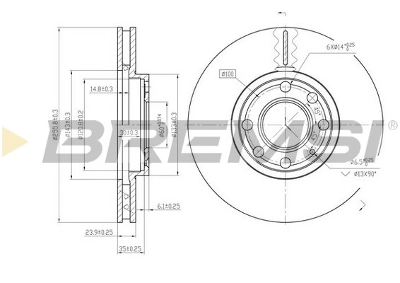 CD7041V Bremsi