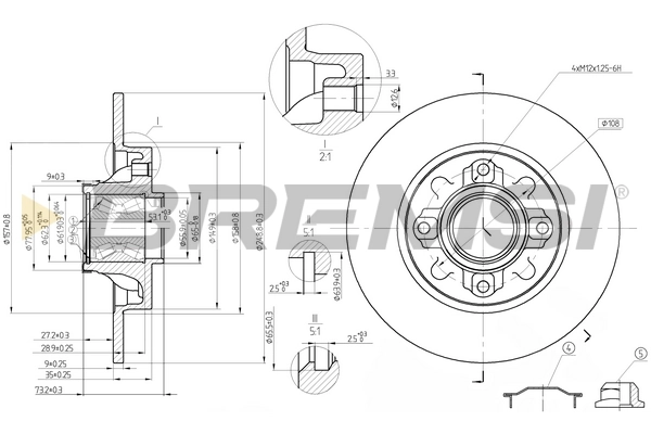 CD7695S Bremsi