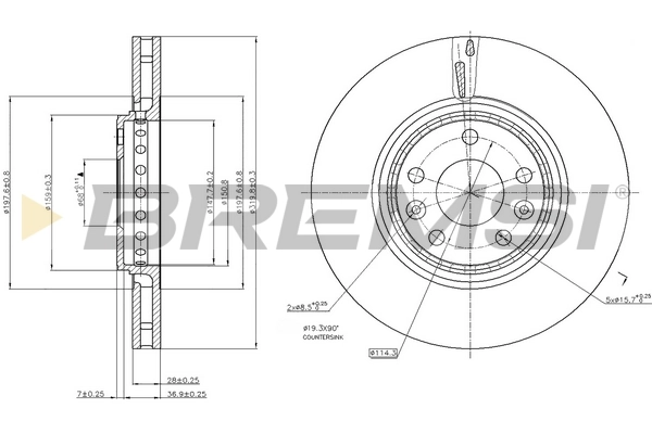 CD7727V Bremsi