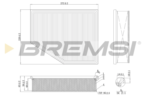 Filtro aire para BMW 5  (G30, F90)