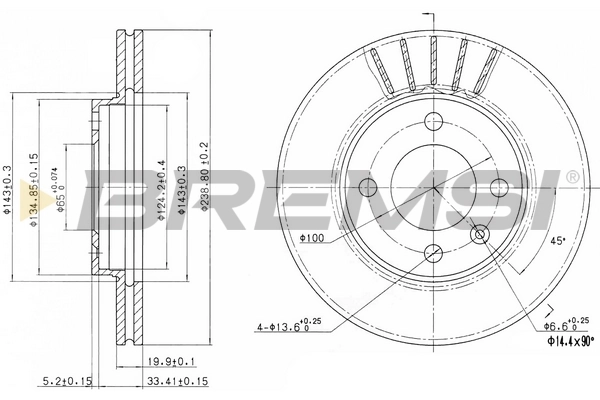 CD6175V Bremsi