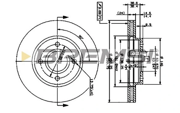 CD6364V Bremsi