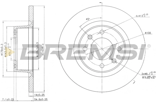 CD7157S Bremsi