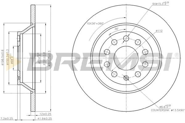 CD7307S Bremsi