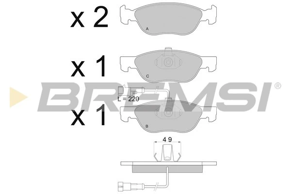 BP2666 Bremsi