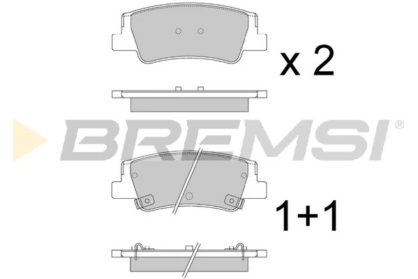 Pastillas traseras Hyundai Sonata VIII (DN8)
