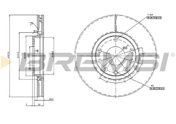 CD7261V Bremsi