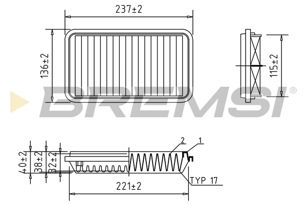 FA1692 Bremsi