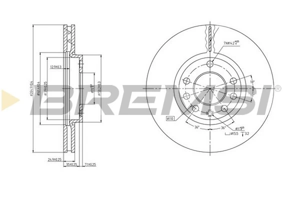 CD7191V Bremsi