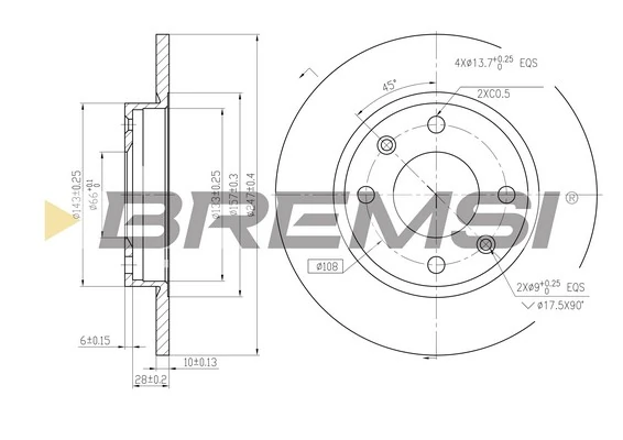 CD6059S Bremsi