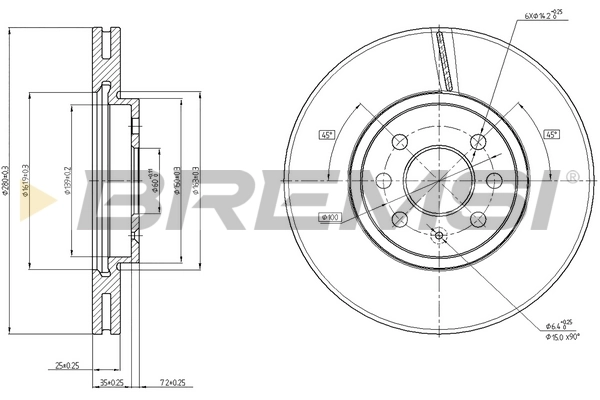 CD7236V Bremsi