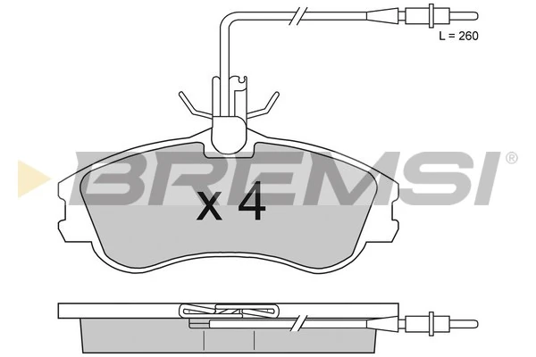 BP2711 Bremsi