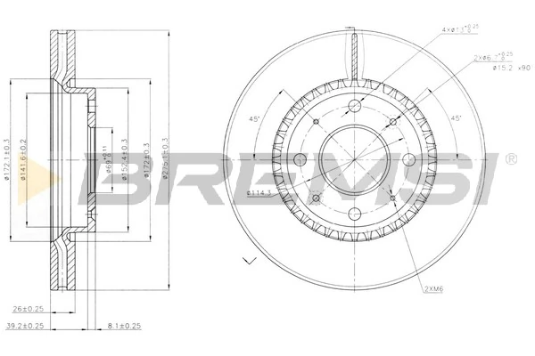 CD7528V Bremsi