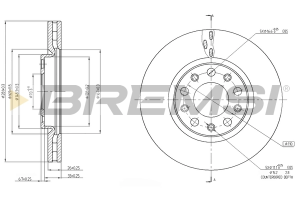 CD7956V Bremsi