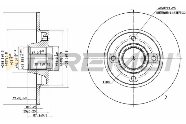 CD7523S Bremsi
