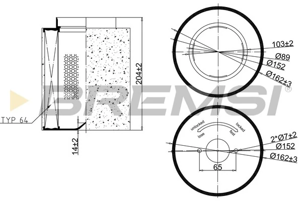 Filtro de aire para Audi A8 4H2, 4H8, 4HC, 4HL