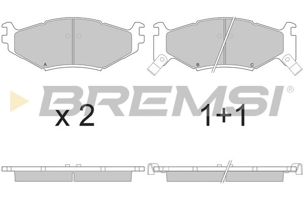 Comprar Pastillas de freno delanteras de disco Chrysler Voyager I a bajo precio