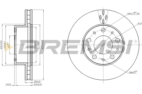 Comprar Freno de disco delantero Ducato III 250