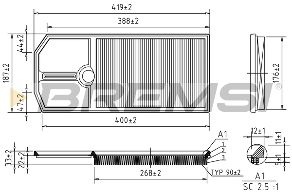 FA1668 Bremsi