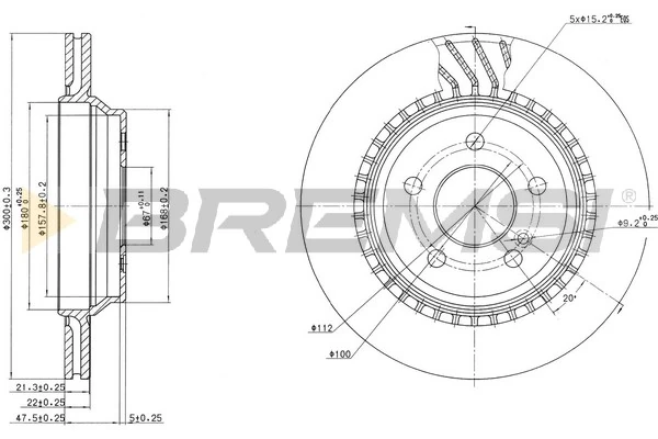 CD7457V Bremsi