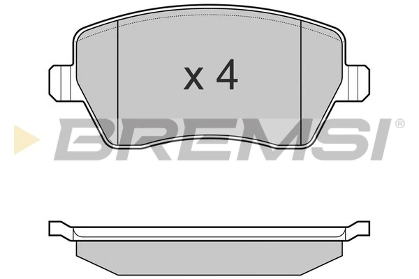 Pastillas de freno delanteras para Renault Kangoo II (FW0)