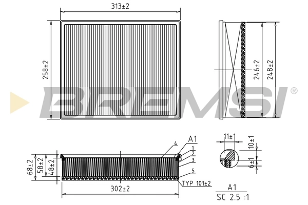 FA1230 Bremsi