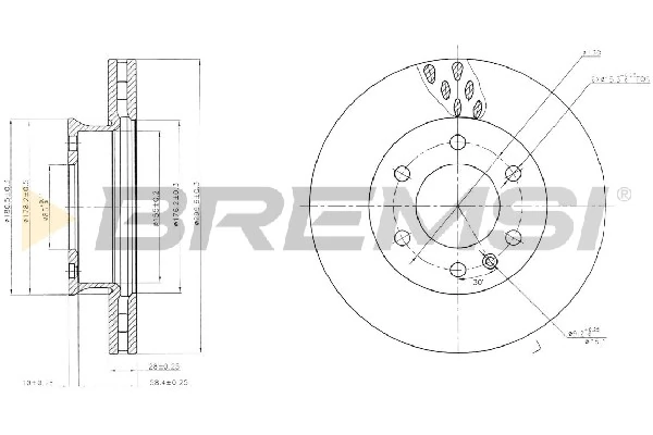 Freno de disco delantero Mercedes Sprinter 906