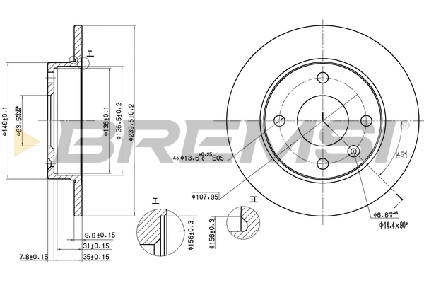 Precio del repuesto Disco de freno delantero Escort IV hatchback